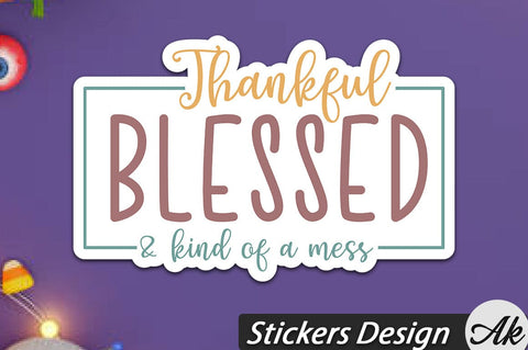 Stickers Fall Autumn Bundle SVG akazaddesign 