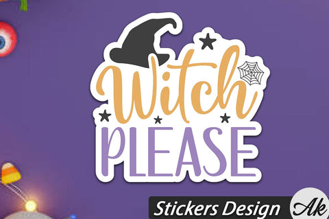 Stickers Fall Quotes Bundle SVG akazaddesign 