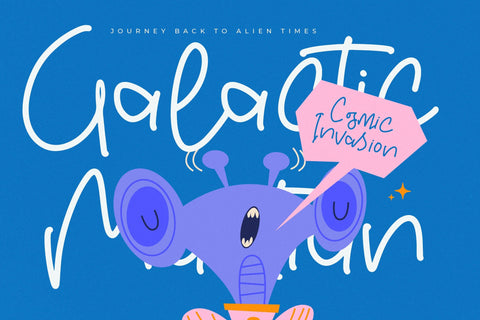 Stickers History - Monoline Handwritten Font Font Letterena Studios 