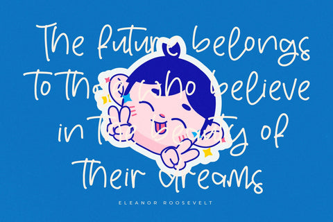 Stickers History - Monoline Handwritten Font Font Letterena Studios 