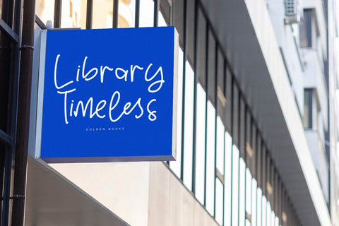 Stickers History - Monoline Handwritten Font Font Letterena Studios 