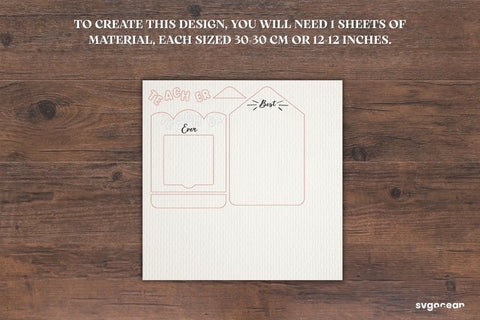 Sticky Note Pad Holder SVG Bundle SVG SvgOcean 
