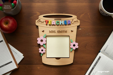 Sticky Note Pad Holder SVG Bundle SVG SvgOcean 
