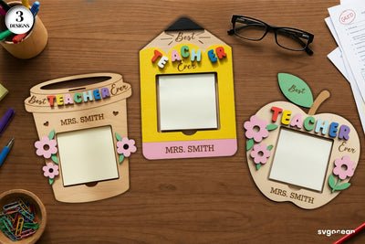 Sticky Note Pad Holder SVG Bundle SVG SvgOcean 