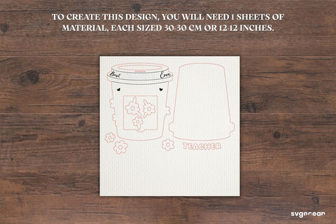 Sticky Note Pad Holder SVG Bundle SVG SvgOcean 