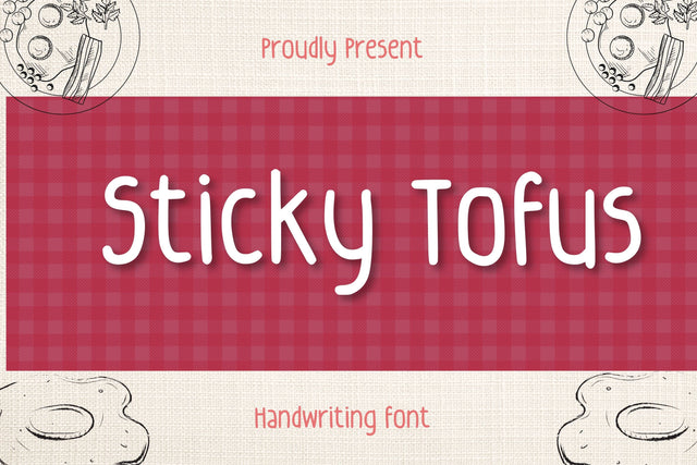 Sticky Tofus Font Aisyah 