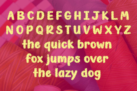 Stitch Party Font Misti's Fonts 