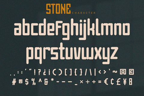 Stone - Condensed Font Font Alpaprana Studio 