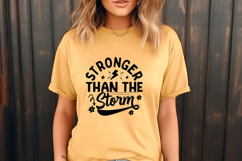 Stonger than the storm SVG Design SVG Regulrcrative 