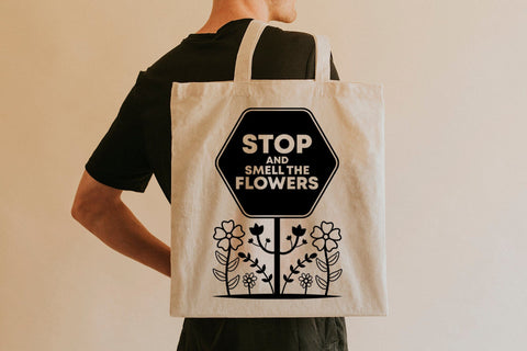 Stop and Smell the Flowers SVG Cut File SVG CraftLabSVG 