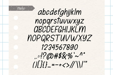 Stories Notes Font Rotterlab studio 