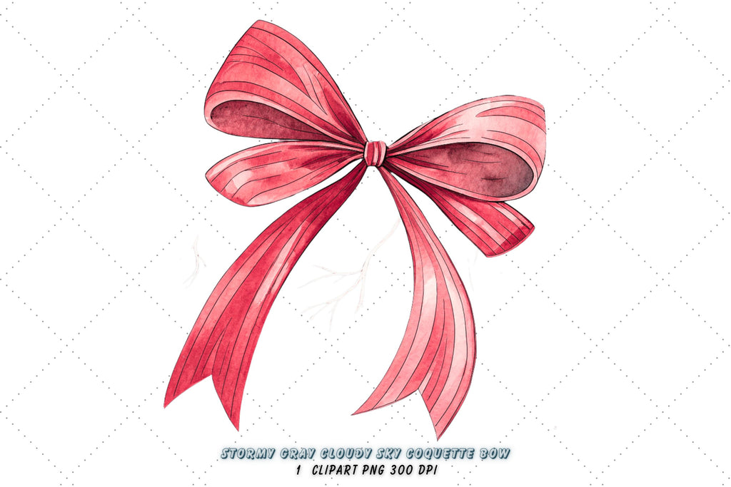 Stormy Gray Cloudy Sky Coquette Bow Clipart, stormy gray bow, cloudy ...
