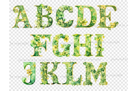 St.Patrick’s Day Alphabet | St.Patrick’s Day Letters SVG GlamArtZhanna 