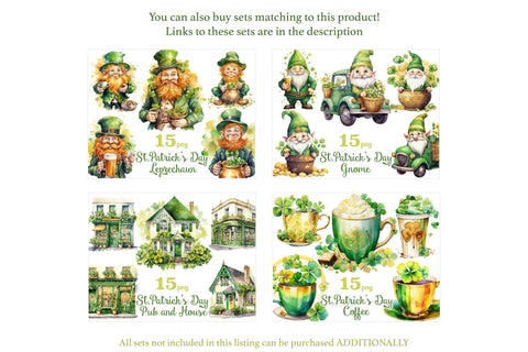St.Patrick’s Day Clipart | St.Patricks Day Irish Pub PNG SVG GlamArtZhanna 