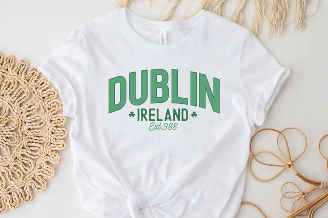St.Patrick's Day Design, Dublin Shirt SVG FiveStarCrafting 