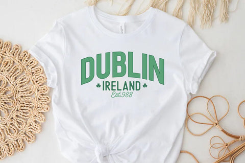 St.Patrick's Day Design, Dublin Shirt SVG FiveStarCrafting 