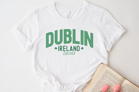 St.Patrick's Day Design, Dublin Shirt SVG FiveStarCrafting 