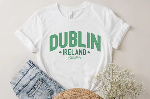 St.Patrick's Day Design, Dublin Shirt SVG FiveStarCrafting 