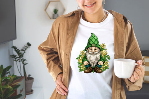 St.Patrick's Day Gnome Clipart Bundle Sublimation Designangry 