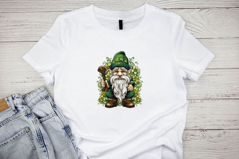 St.Patrick's Day Gnome Clipart Bundle Sublimation Designangry 