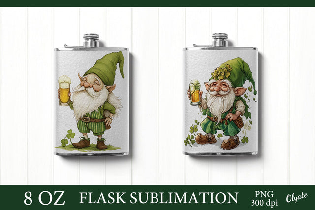 St.Patrick’s Day PNG. Flask Sublimation PNG Sublimation Olga Terlyanskaya 