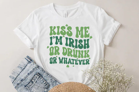 St.Patrick's Day Quote, kiss me i am irish or drunk or whatever SVG FiveStarCrafting 
