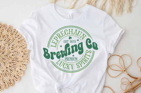 St.Patrick's Day Quote, Leprechaun lucky spirits, Brewing Co SVG FiveStarCrafting 