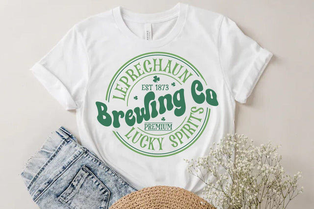 St.Patrick's Day Quote, Leprechaun lucky spirits, Brewing Co SVG FiveStarCrafting 