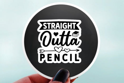 Straight Outta Pencil SVG Angelina750 