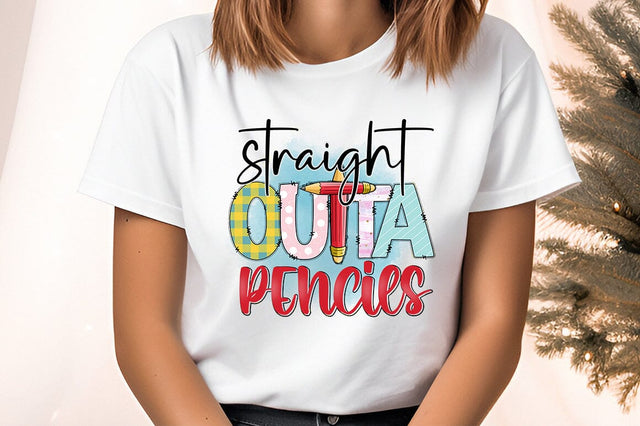 Straight outta pencils PNG Design Sublimation Designangry 