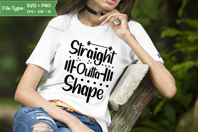 Straight Outta Shape SVG Design,Workout SVG Design, Fitness SVG Design, Gym SVG Design SVGs,Quotes and Sayings,Food & Drink,On Sale, Print & Cut SVG DesignPlante 503 