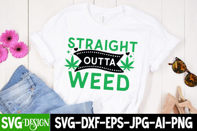 Straight Outta Weed SVG Cut File, Straight Outta Weed Sublimation Design PNG, Weed Sublimation PNG, Weed SVG Quotes| Marijuana SVG | Cannabis SVG Design , Weed SVG Bundle SVG BlackCatsMedia 