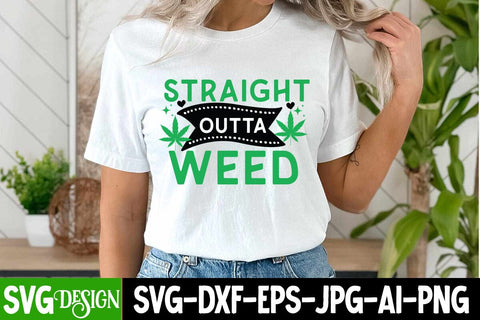 Straight Outta Weed SVG Cut File, Straight Outta Weed Sublimation Design PNG, Weed Sublimation PNG, Weed SVG Quotes| Marijuana SVG | Cannabis SVG Design , Weed SVG Bundle SVG BlackCatsMedia 