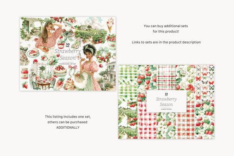 Strawberry Clipart PNG Images | Summer Farm Festival Cottage SVG GlamArtZhanna 