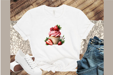 Strawberry Cupcake Sublimation Sublimation designartist 