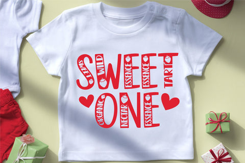 Strawberry Font Bundle | Cute Playful Berry Font Duo Font TonisArtStudio 