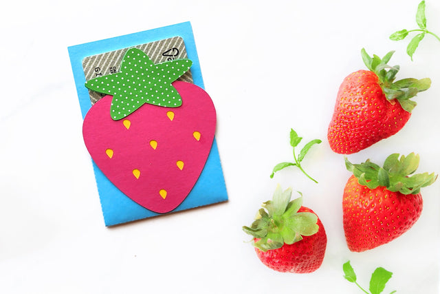 Strawberry Gift Card Holder SVG SVG Risa Rocks It 
