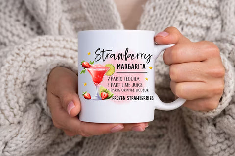 Strawberry Margarita PNG design Sublimation Regulrcrative 