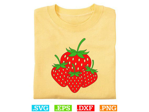 Strawberry SVG Bundle, Strawberry PNG Clipart, Strawberry Cut File SVG Creativeart88 