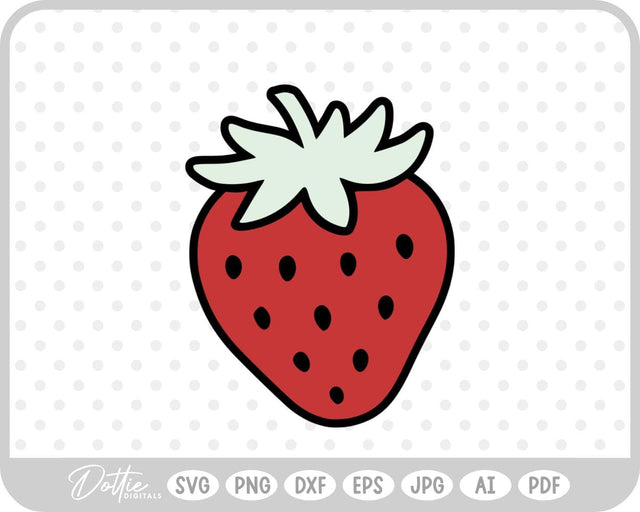 Strawberry SVG DottieDigitals 