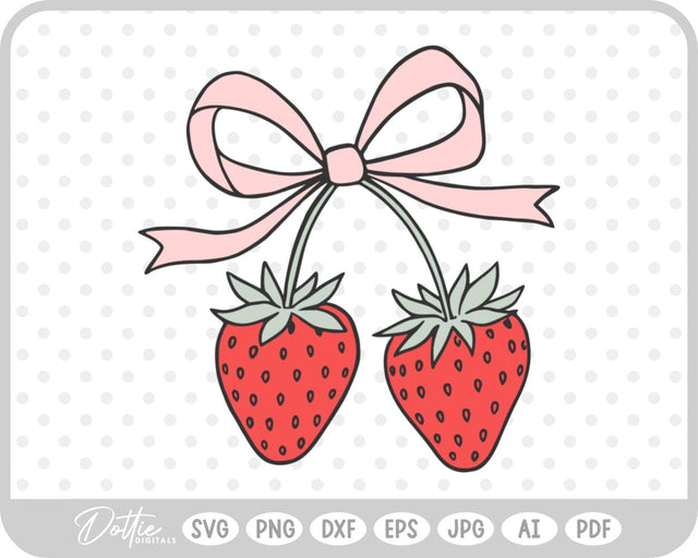 Strawberry SVG DottieDigitals 