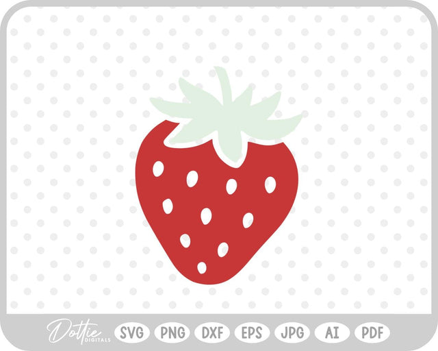 Strawberry SVG DottieDigitals 