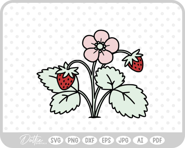 Strawberry SVG DottieDigitals 