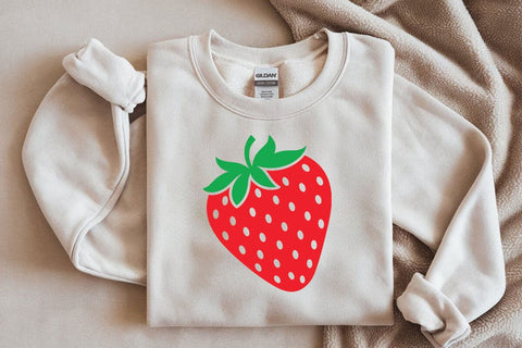 Strawberry Svg, Strawberry Clipart, Strawberry Cutting File, Fruit Svg, Cutting Files, Silhouette Files, Cricut SVG DesignDestine 