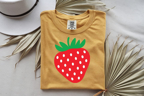 Strawberry Svg, Strawberry Clipart, Strawberry Cutting File, Fruit Svg, Cutting Files, Silhouette Files, Cricut SVG DesignDestine 