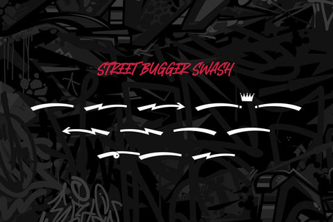 Street Bugger - Swash Graffiti Font Font Mozzatype 