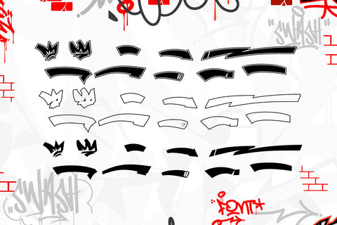 Street Echos - Outlined Graffiti Font Font Mozzatype 