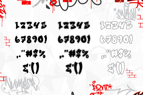 Street Echos - Outlined Graffiti Font Font Mozzatype 