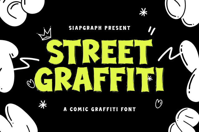 Street Graffiti - Comic Graffiti Font Font Masyafi Studio 