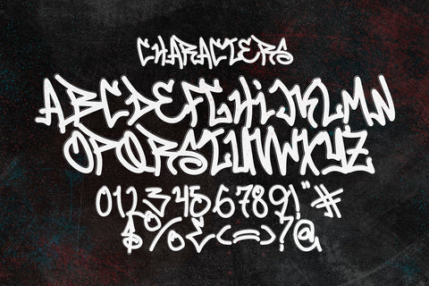 Street Of Exodus - Monoline Graffiti Typeface Font Mozzatype 